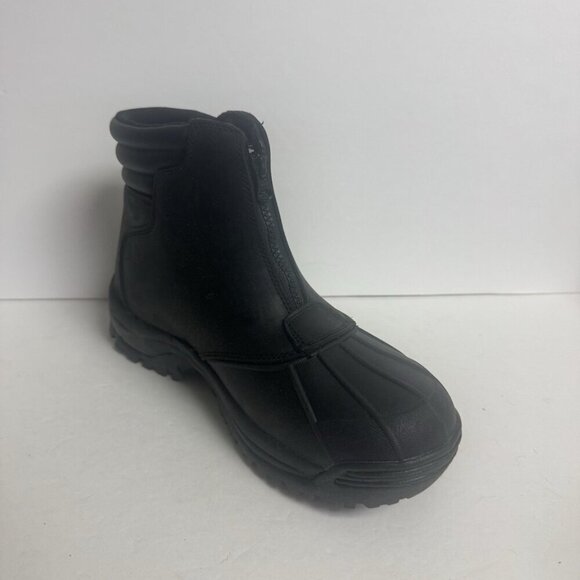 Propet Mens Blizzard Mid Zip Waterproof Boot Black Size 9 EEE